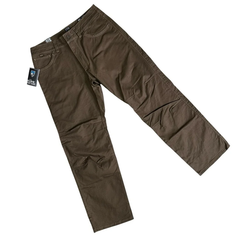 NWT Kuhl Rydr Vintage Patina Dye Pants Men 32x30 Brown Hiking Outdoors Utility